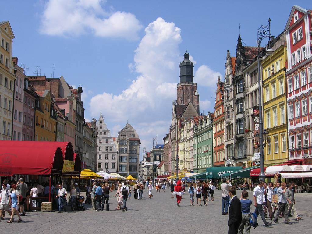 Breslau. Der Ring, von Ostseite. Juli 2005