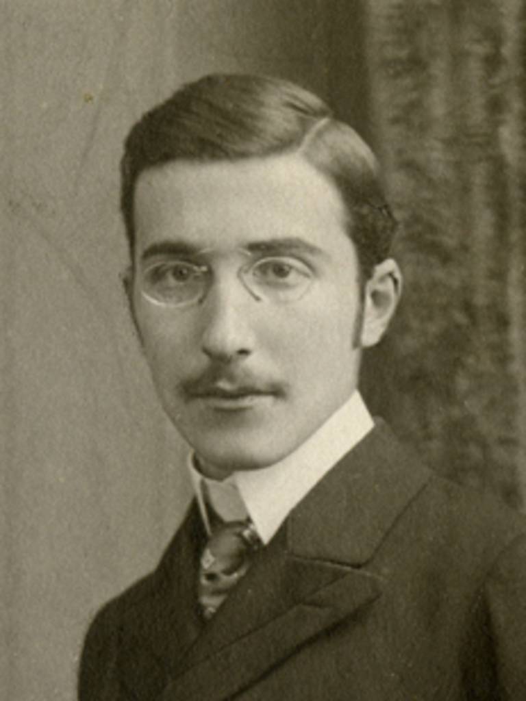 Stefan Zweig in Vienna, circa 1900