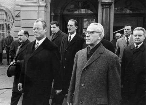 Erfurt, Treffen Willy Brandt mit Willi Stoph