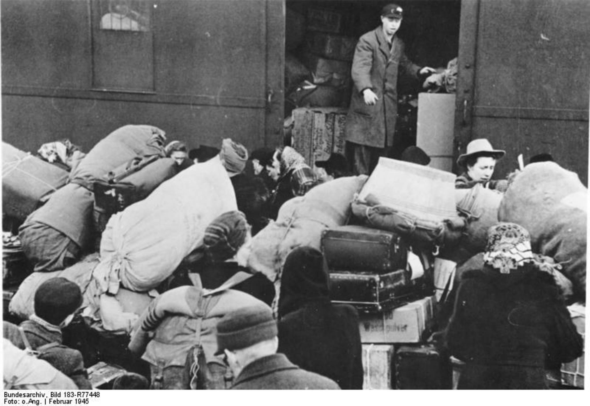 Flüchtlinge aus dem Osten, Berlin, Februar 1945