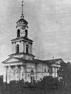 Die evangelisch-lutherische Kirche in Balzer (Goly Karamysch), erbaut 1851.